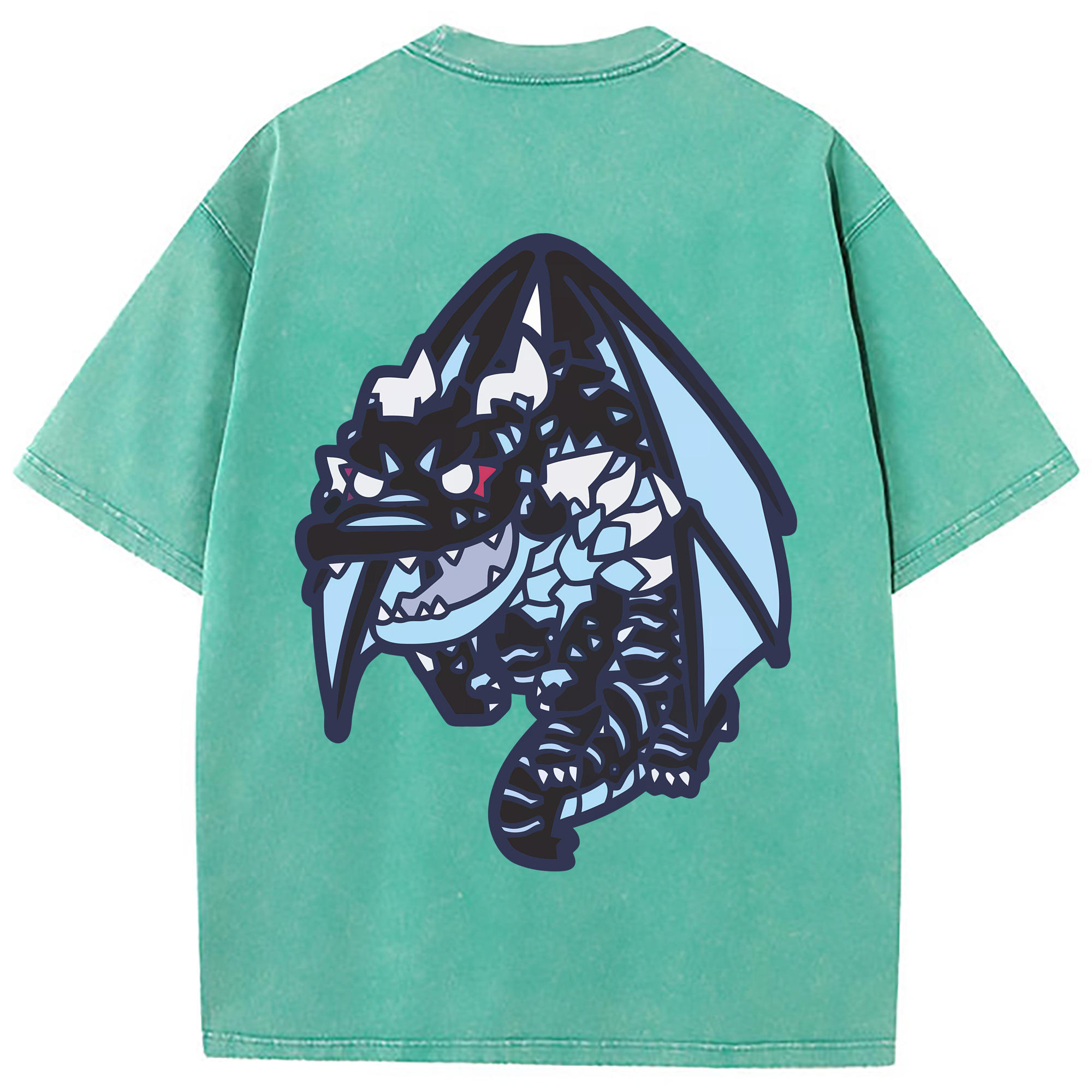 （画像用） 転スラ Regarding Reincarnated to Slime 綿100% ヴィンテージ風 半袖Tシャツ（背面プリント）